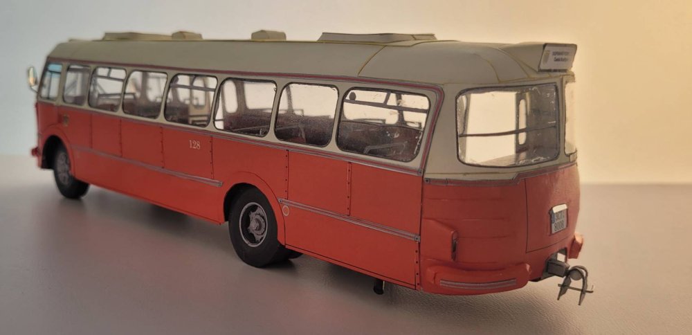 Papírový model autobusu Škoda 706 RTO