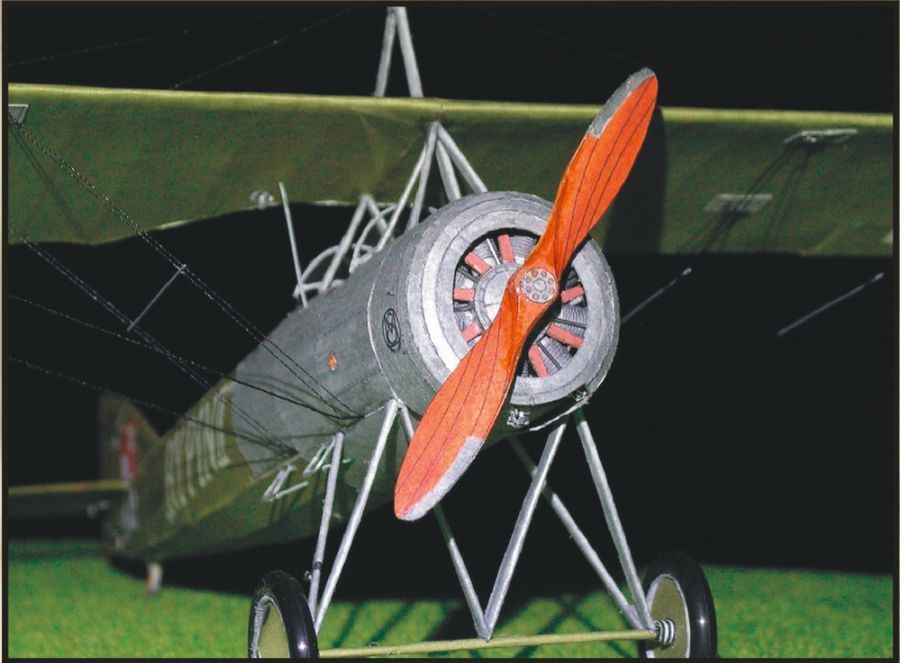 Papírový model cvičného letounu Morane-Saulnier MS 35 EP.2