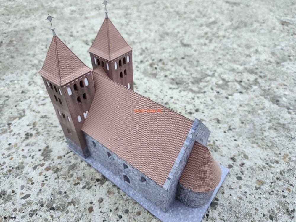 Papírový model kostela Jména Panny Marie