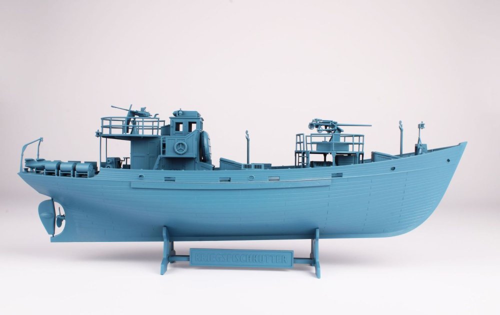 Plastikový model pomocné lodi Kriegsfischkutter