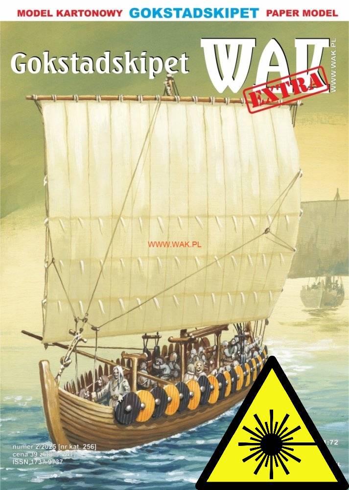 Gokstadskipet - Laserové doplňky - kostra
