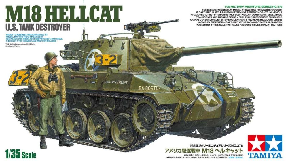 Plastikový model stíhače tanků M18 Hellcat
