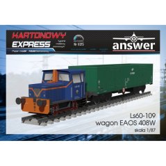 Lokomotiva Ls60 + vagón EAOS 408W