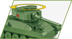Mini Tanky - T34/85 WW II - Plastová stavebnice COBI