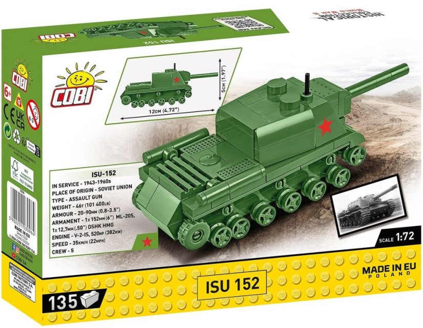 Mini Tanky - ISU 152 - Plastová stavebnice COBI