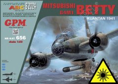Mitsubishi G4M1 BETTY - Laserové doplnky - kostra