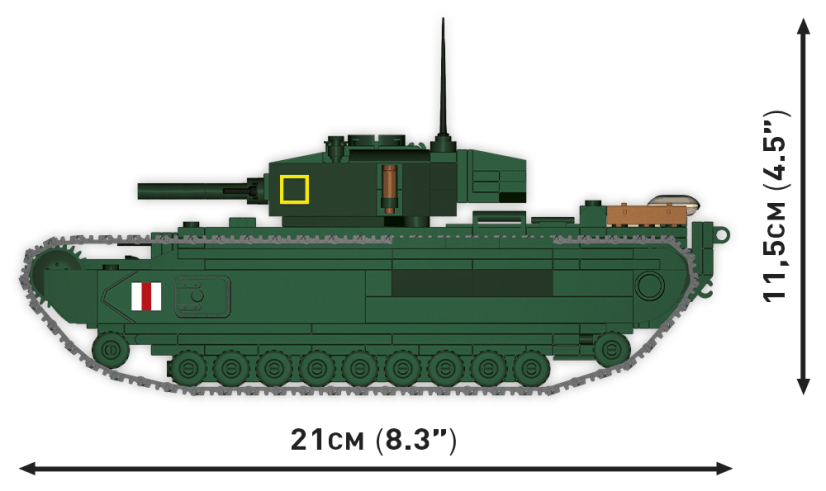 M3 Stuart WW II - Plastová stavebnice COBI