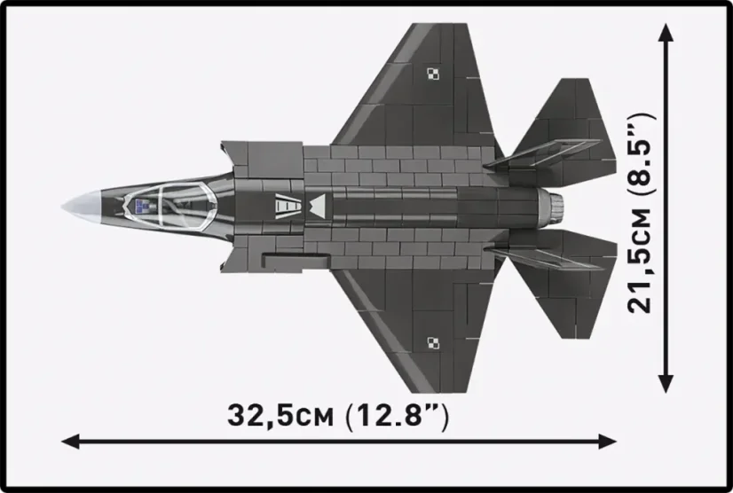F-35A Lightning II - Husarz - Plastová stavebnice COBI