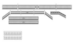 Zámek Raduň - laserové doplňky - zábradlie