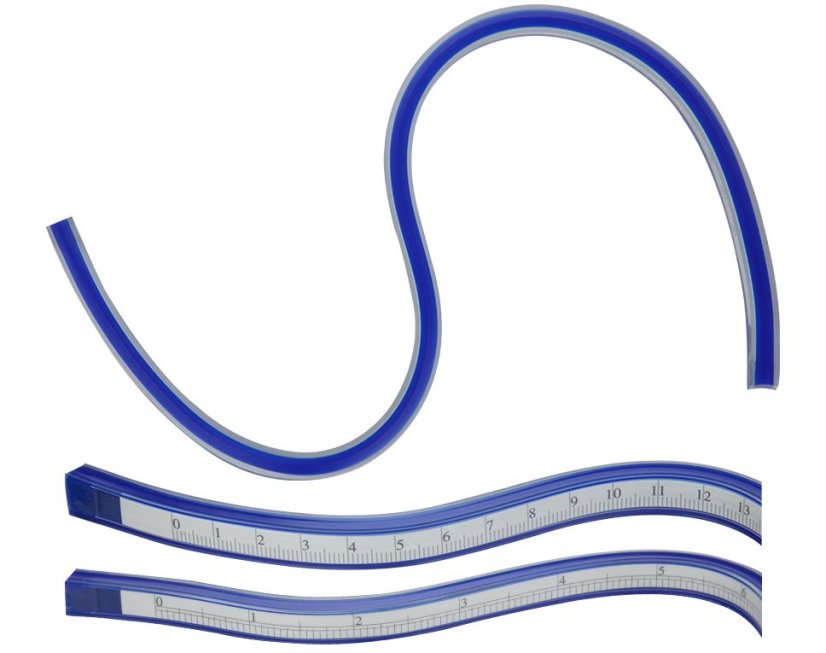 Obloukové pravítko ohebné 30cm