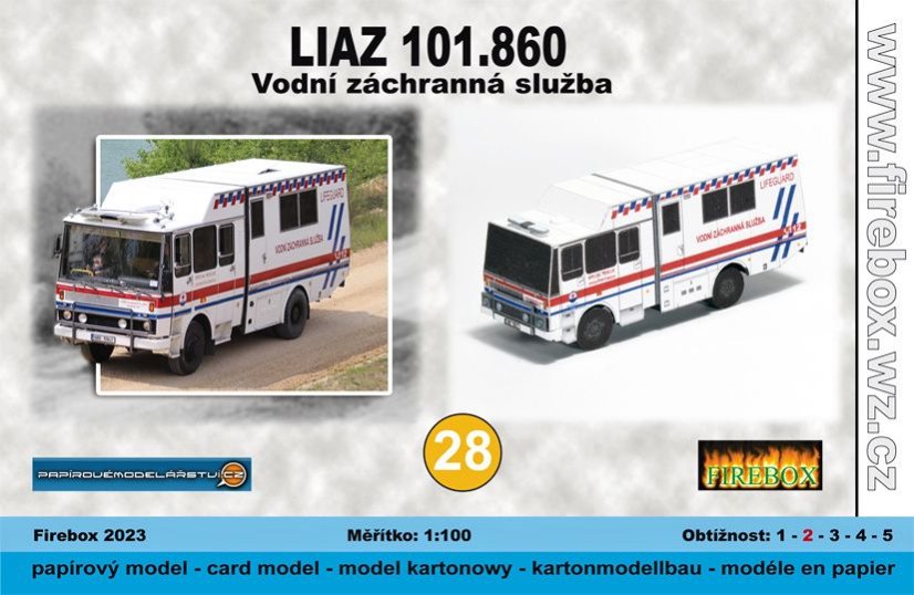 Liaz 101.860 - Vodní záchranná služba