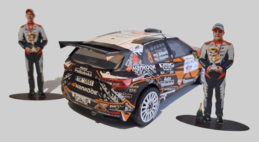 Závodní automobil Škoda Fabia RS Rally2 - D. Stříteský Č