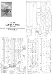 Lublin R-VIIIa - Laserové doplnky - kostra