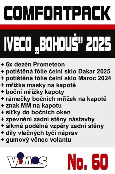 Iveco Bohouš - Dakar 2025 & Maroc 2024 - 1:25 - Comfort Pack