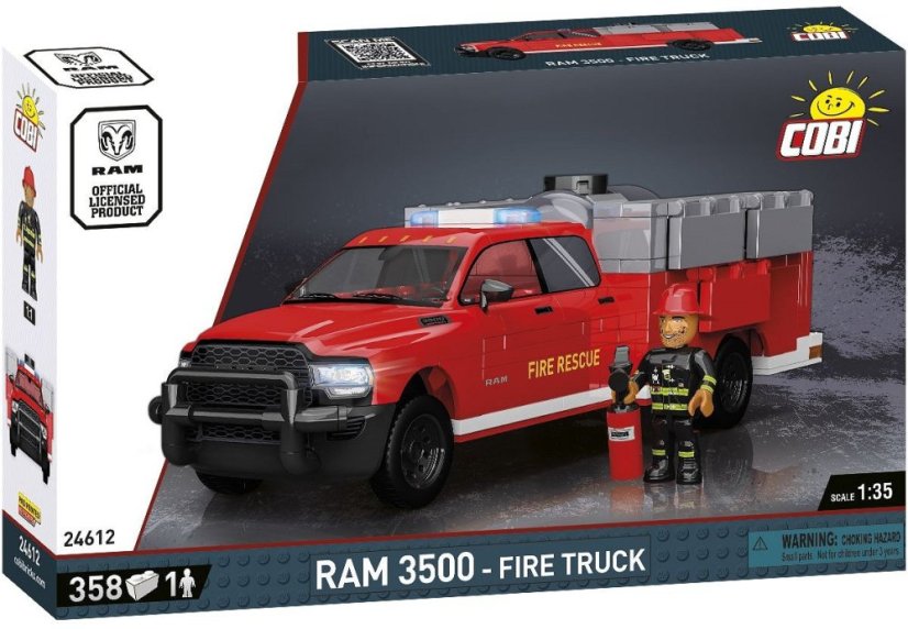 RAM 3500 Hasiči - Plastová stavebnice COBI
