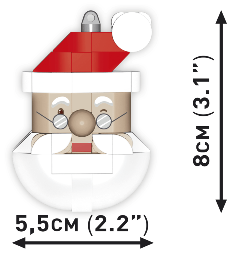 Ozdoba na stromček - Santa Klaus