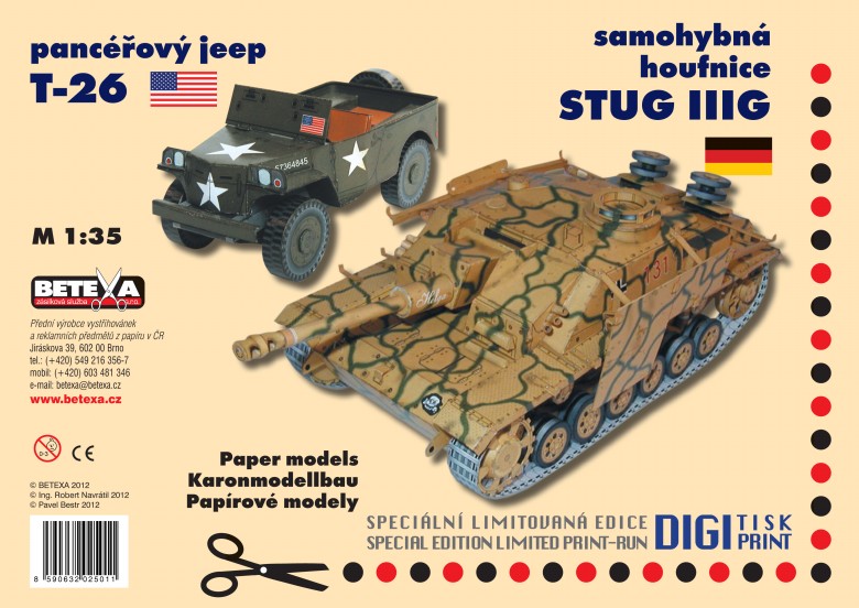 Jeep T-26 a houfnice Stug IIIG