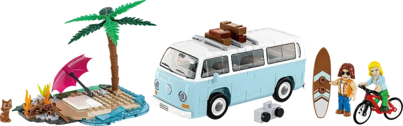 Volkswagen T2a Kombi - Plastová stavebnica COBI