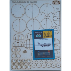 Lavočkin LA-200 - Laserové doplnky - kostra