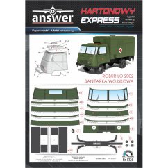 Robur LO 2002 - vojenská sanitka