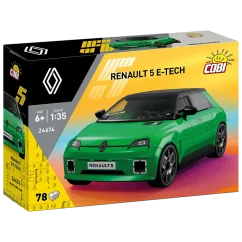 Renault 5 e-tech - zelená - Plastová stavebnica COBI