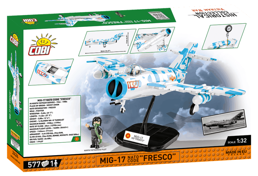 MIG-17 Fresco - Plastová stavebnice COBI
