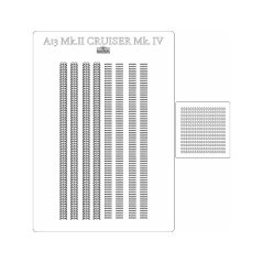 A13 Mk.II Cruiser Mk.IV - Laserové doplnky - pásy