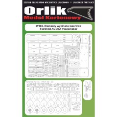 Fairchild AU-23 Peacemaker - Laser accessories - skeleton, details