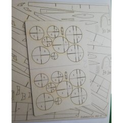 Ponorka typ AG - A-2 + A-5 - Laserové doplňky - kostra