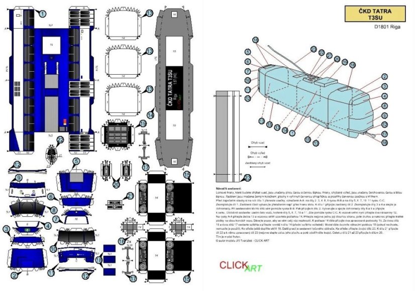 Tramvaj ČKD Tatra T3SU - Riga