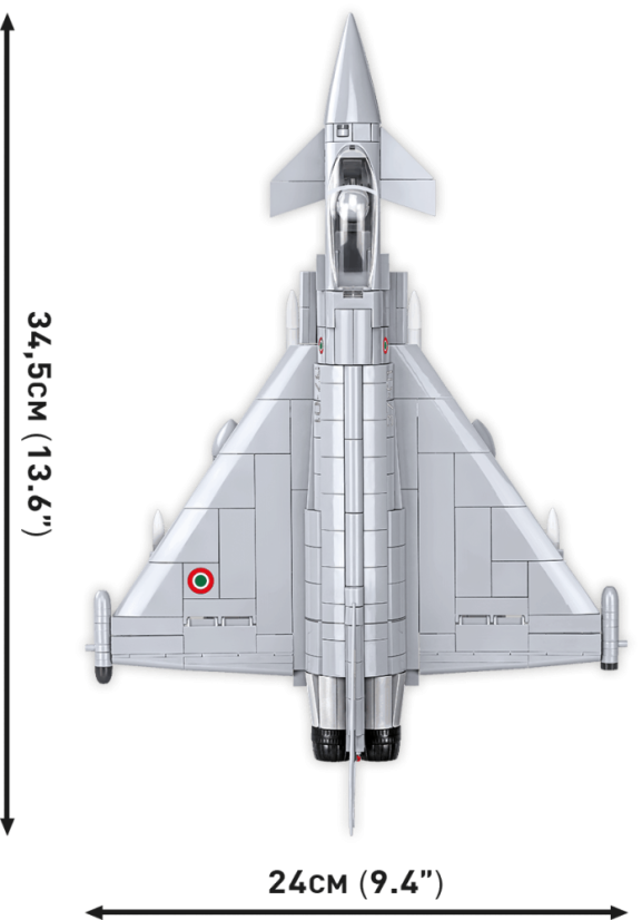 Eurofighter Typhoon ITALY - Plastová stavebnice COBI