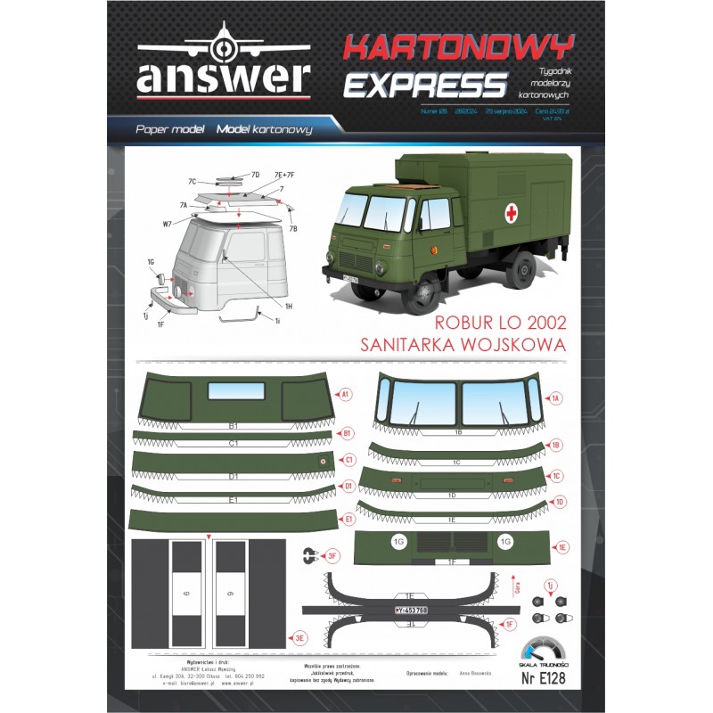 Robur LO 2002 - vojenská sanitka