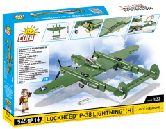 Lockheed P-38H Lightning WWII - Plastová stavebnice COBI
