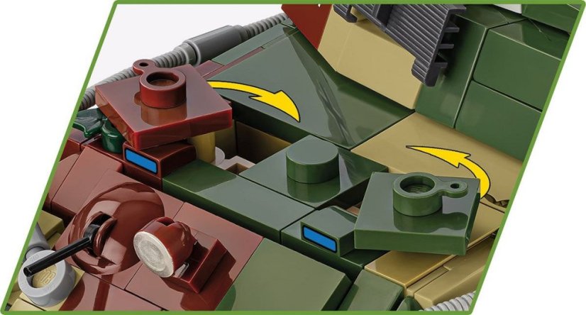 Německý tank Panzer VI Ausf. B Konigstiger - Plastová stavebnice COBI