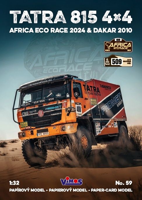 Tatra 815 4x4 Africa Eco Race 2024 + Dakar 2010