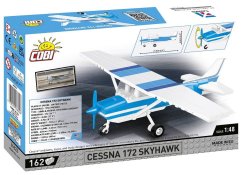 Cessna 172 Skyhawk - bílo-modrá - Plastová stavebnice COBI