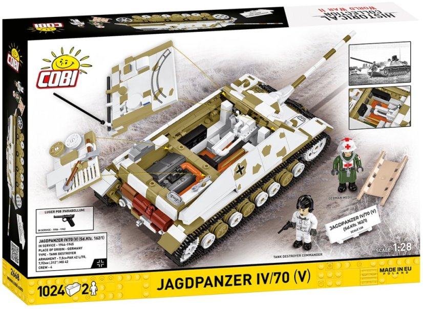 JAGDPANZER IV/70 (V) WWII - Plastová stavebnice COBI