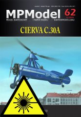 Cierva C.30a - Laserové doplňky - kostra, detaily