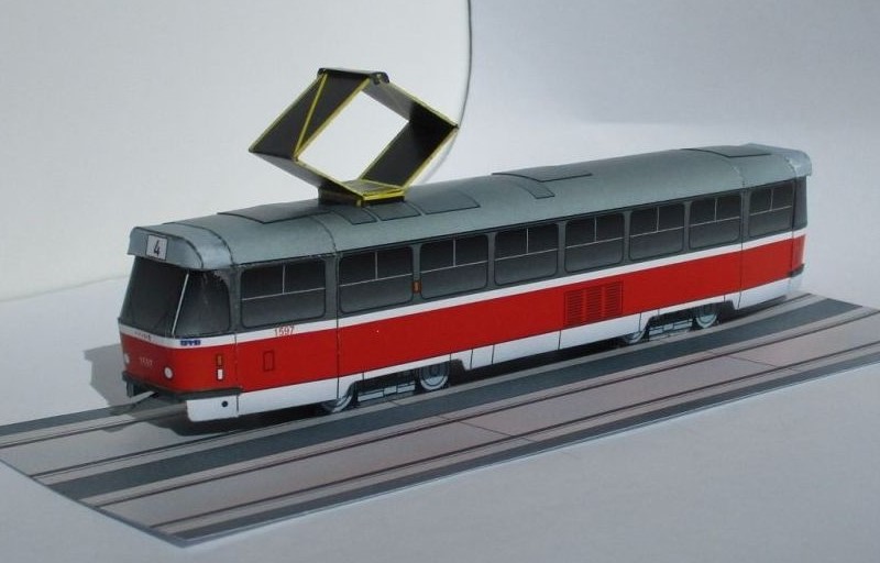 Tramvaj ČKD Tatra T3 - Brno
