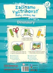Začíname vystrihovať - ​​dinosaury