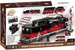Parní lokomotiva DR BR 52/TY2 s tendrem - Plastová stavebnice COBI