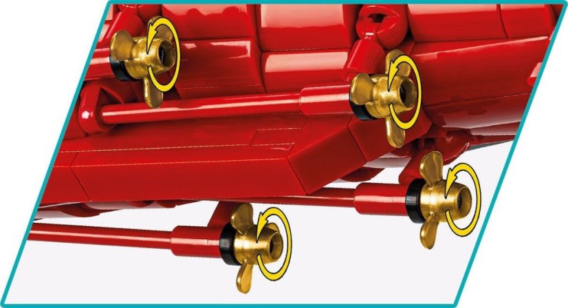 Japonská letadlová loď IJN AKAGI - Plastová stavebnice COBI