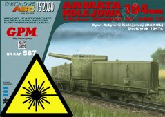 Railway cannon 194 mm - Laser accessories - skeleton, wheel parts
