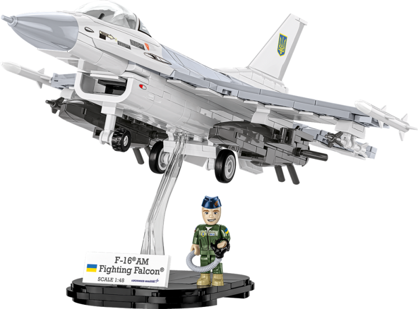 F-16AM Fighting Falcon UA - Plastová stavebnice COBI