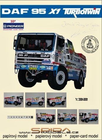 DAF 95 X1 TURBOTWIN - Dakar 1988