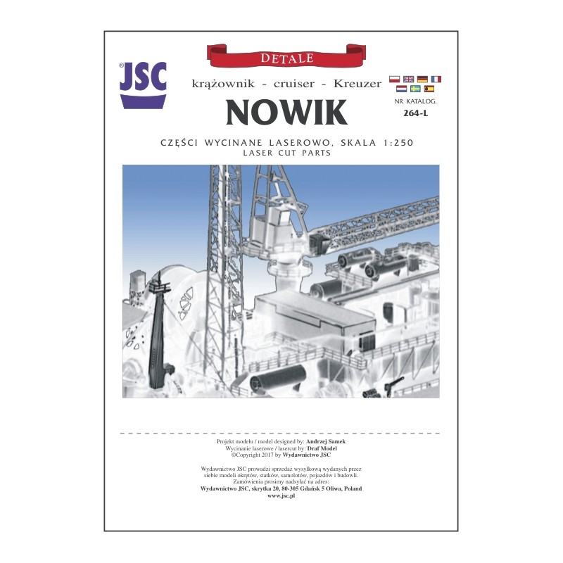 Křižník Nowik - Laserové doplňky