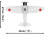 Mitsubishi A6M2 ZERO-SEN WWII - Plastová stavebnice COBI