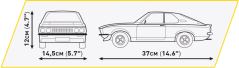 Opel Manta A GT/E 1974, 1:12 - Plastová stavebnice COBI