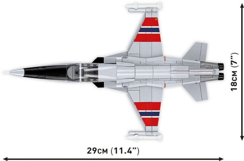 Northrop F-5A Freedom Fighter - Plastová stavebnice COBI