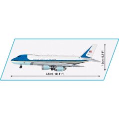 Boeing 747 - Air Force One - Plastová stavebnice COBI